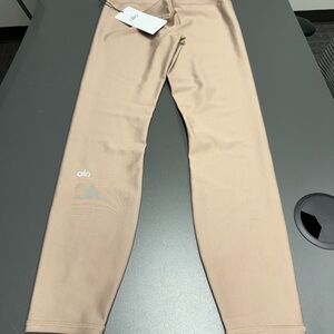 ALO Yoga Taupe High-Waist Leggings